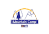 design parents and children mountain camp logo