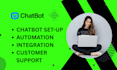 develop manychat ai chatbot whatsapp chatbot intercom fin ai