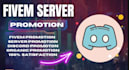 grow discord server promotion active fivem server advertise to online members