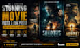 draw a stunning  movie poster and film poster for you