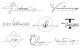 do handwriting, signature, cursive, handwritten,  calligraphy