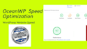 do oceanwp theme wordpress speed optimization and increase page speed