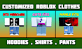 design you custom roblox 2d clothes and shirts