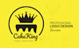 design creative eye catching crown logo
