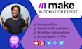 create make com automation, zapier zaps with make com, zapier, make com and n8n