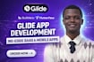 build custom glide app flutterflow mobile app bubble io saas mvp bubble webapp