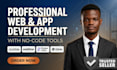 build custom glide app flutterflow mobile app bubble io saas mvp bubble webapp
