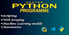 create python scripts for automation scraping and ml models