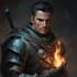 make your dark fantasy dnd character illustration