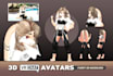 create unique furry VR chat avatar or custom 3d model for vtubing