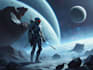 do unique sci fi character and sci fi art