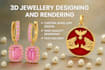 design custom jewelry cad for rings, pendants and 3d printing