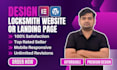 create locksmith wordpress website or locksmith landing page