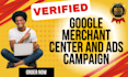 setup google merchant center fix issues and shopping ads campaign