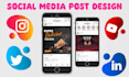 design instagram facebook posts and other platforms