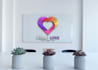 design a retro vintage love logo