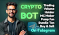 create crypto trading holder volume, pump fun bot by jito bundle on solana evm