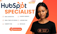 setup hubspot CRM, email templates, hubspot landing page, hubspot website