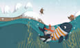 draw whimsical children book illustration and storybook cover