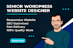 be your senior wordpress website designer, redo wordpress website