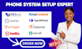 gohighlevel ringcentral quo twilio IVR call flow a2p ai calling sms automation