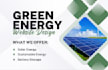 create renewable, green, solar power, battery, bioenergy website