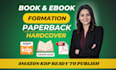 do book formatting, paperback and kindle ebook formatting for amazon KDP