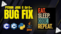 fix bugs in python, java, c, cpp, c sharp code