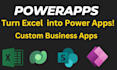 convert excel sheets into microsoft power apps