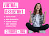 be your executive and personal virtual assistant for long term