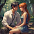 make a anime couple character art anime style
