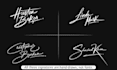 draw professional scripted unique real handwritten signature