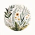 create handdrawn botanical boho logo