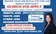 job search, apply for jobs, find remote jobs  using reverse recruiter for you
