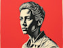 create a portrait print linocut