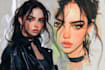 draw your character in cartoonish or marvel or anime style