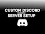 build custom discord servers for you