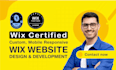 custom wix website redesign, modern wix ecommerce developer, wix website design