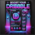 eye catching dribbble promotion to boost your visibility