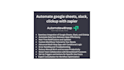 automate google sheets, slack, clickup with zapier