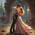do romance book cover illustration, fantasy  cover design