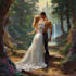 do illustrated romance book cover art, e book  cover design