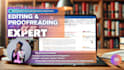 proofread and edit books, theses, essays in UK or US english