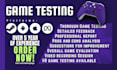 test and review your game on steam, pc, android, ios and vr