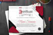 design professional and custom certificates for awards, courses, and events