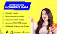 do ecommerce lead generation, data enrichment, shopify owner list