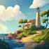draw backgrounds character logo and friendship portrait