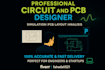 design pcb, circuit on multisim, proteus, pspice