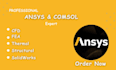 do cfd, fea, static and dynamic analysis on ansys