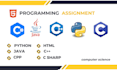 do your coding assignments in c, java, python and sql
